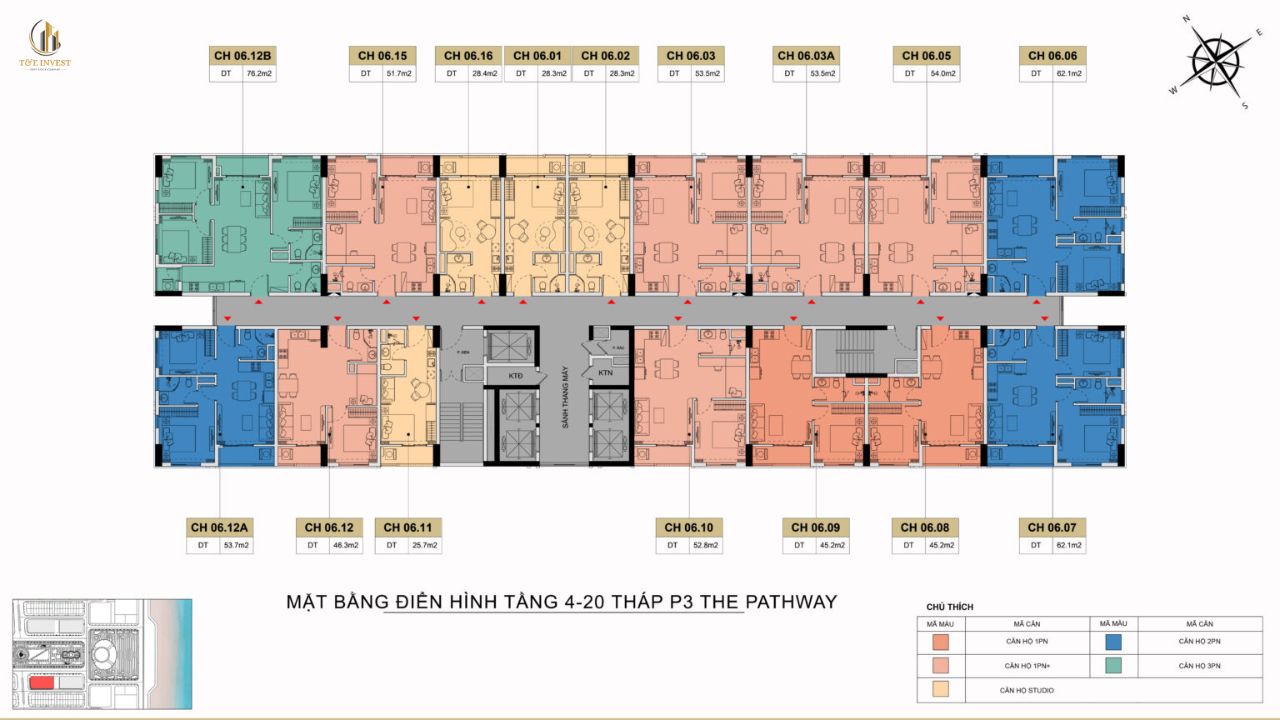The Pathway Sầm Sơn 26 layout-tang-4-20-toa-P3-the-pathway-sam-son